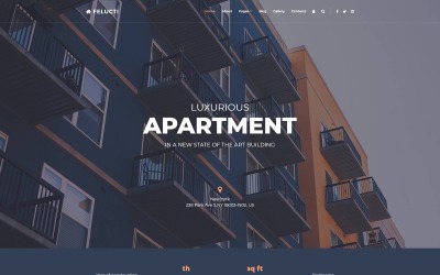 Felucti - Kreative Joomla-Vorlage für Immobilien