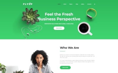 FlyUp - Startup Business Consulting Modern Joomla Template