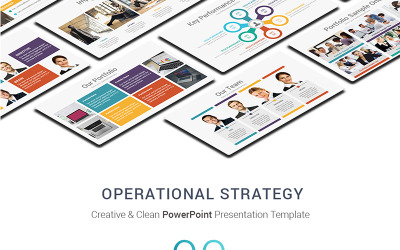 Modèle PowerPoint de stratégie opérationnelle