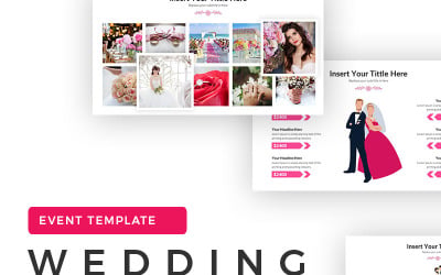 Modelo de PowerPoint de casamento