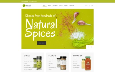 Piccante - Spices Store Elementor №69742