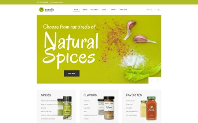 Piccante - Spices Store Elementor WooCommerce-tema
