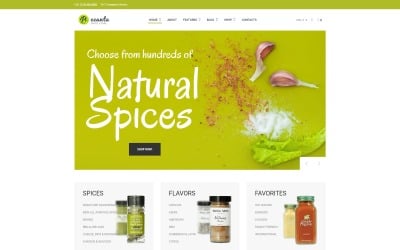 Piccante-Spices Store Elementor WooCommerce主题