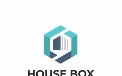 House Box Logo Logo Template