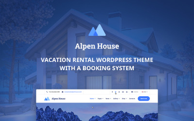Alpen House - Vacation Rental Tema WordPress №69951