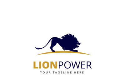 Lion Power Logo šablona