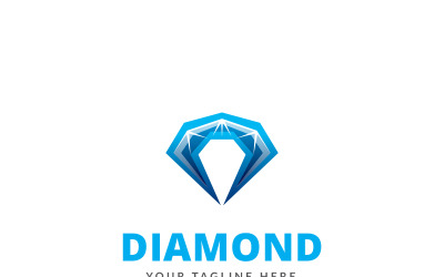 Modelo de logotipo de diamante