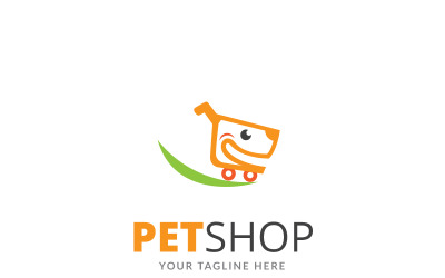 Modelo de logotipo de pet shop