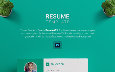 Premium ARP - Graphic Designer Resume #69957