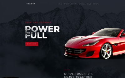 Drivous - Car Landing Responsive Elementor WordPress Theme