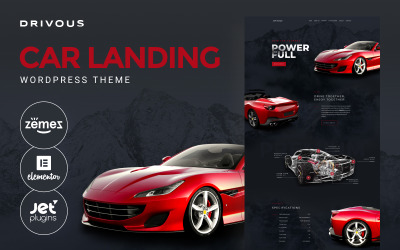 Drivous - Thème WordPress Elementor Responsive Car Landing