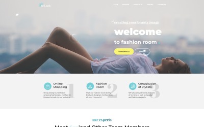 inLook - Modello di pagina di destinazione HTML5 di moda