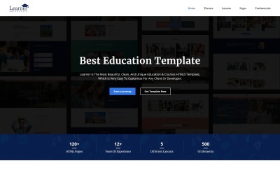 Learner - Education Multipurpose HTML5 Web Template