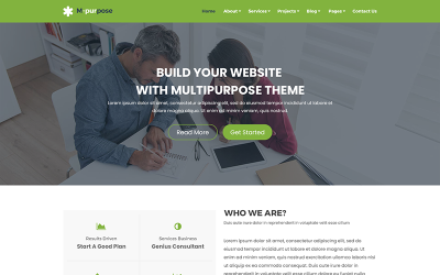 M-purpose - Creative Multipurpose PSD Template