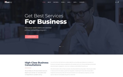 Responsive Neobiz - Corporate WordPress Elementor Theme #70001