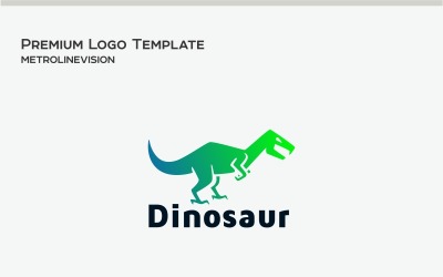 Szablon Logo dinozaura