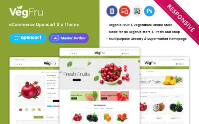 Vegfru - Meyve ve Sebze Mağazası Opencart Teması