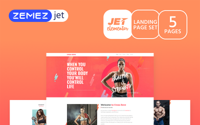Champio - Crossfit Studio Jet Template de Elementor №70182