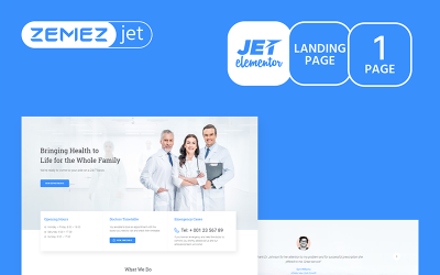 Healthen - Ren medicin - Jet Elementor Kit