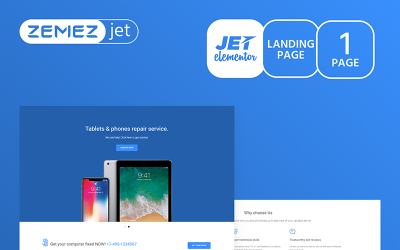 Modazza - Sjabloon voor moderne Jet Elementor-applicaties