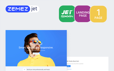 Moderiz - Plantilla Jet Elementor para agencia personal