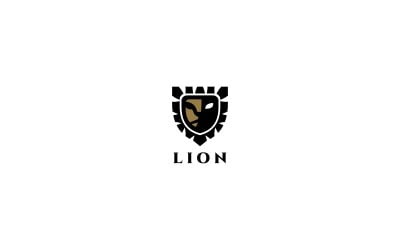 Secure Lion Logo Template