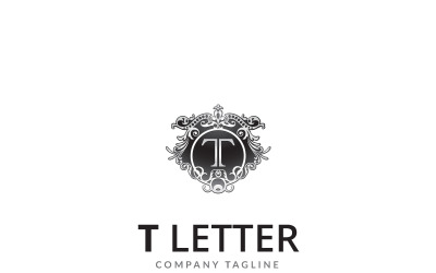 Tittle T Letter Logo Template