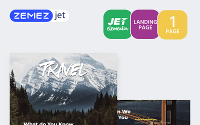 Tournet - Travel Agency Jet Template de Elementor №70150