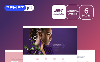 Vallees - Spa Salon - Jet Elementor Kit Template de Elementor №70186
