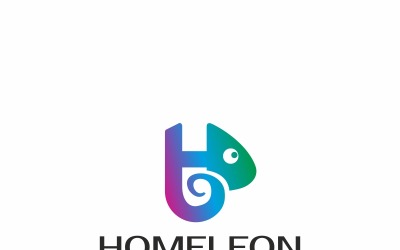 Chameleon H Letter Logo Logo Template