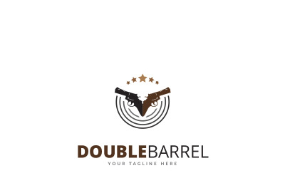 Double Barrel - Logo-Vorlage