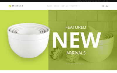 GrandSale - Тема Magento для кухонных принадлежностей
