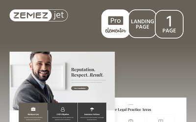 Juristos - zestaw Lawyer Pro Elementor