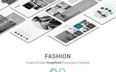 Modepresentationer PowerPoint-mall