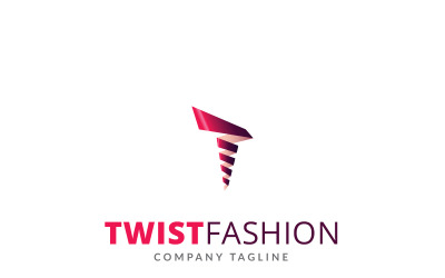 Plantilla de logotipo Twist Fashion