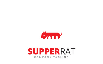 Supper Rat Logo Template