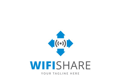 Wifi Share Logo Vorlage