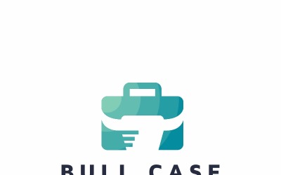Bull Case Work Logo Template