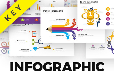 "Business Infographic Pack - Asset" Keynote Template №70390