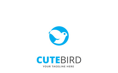 Cute Bird Logo Template
