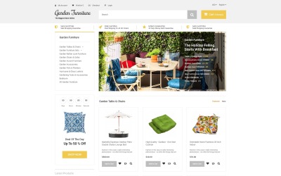 Garden Furniture - Garden &amp; Office Furniture OpenCart Template