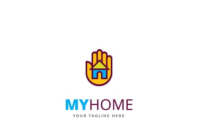 Mijn huis Logo sjabloon
