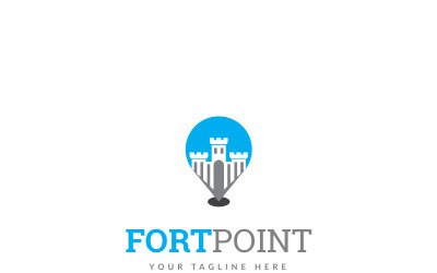 Modelo de logotipo de Fort Point