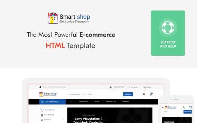 Šablona webových stránek elektronického obchodu SmartShop