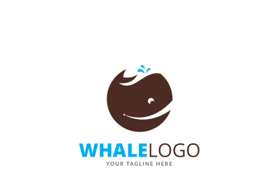 Szablon Logo wieloryba