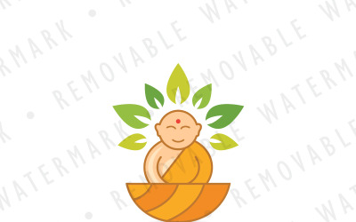 Zen Monk Yoga logotyp mall