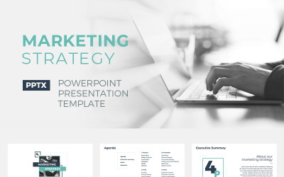 Modello PowerPoint di strategia di marketing