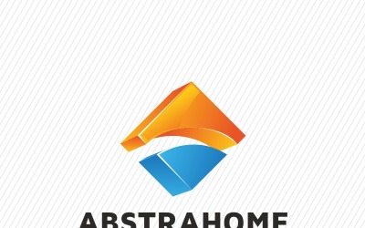 Abstract Home Logo Template