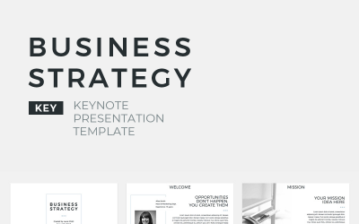 Affärsstrategipresentation - Keynote-mall