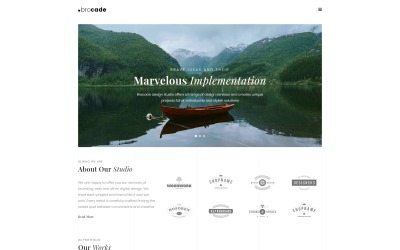 Brocade - Minimaal modern WordPress Elementor-thema